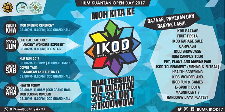 Iium Kuantan Open Day Ikod 2017 At International Islamic