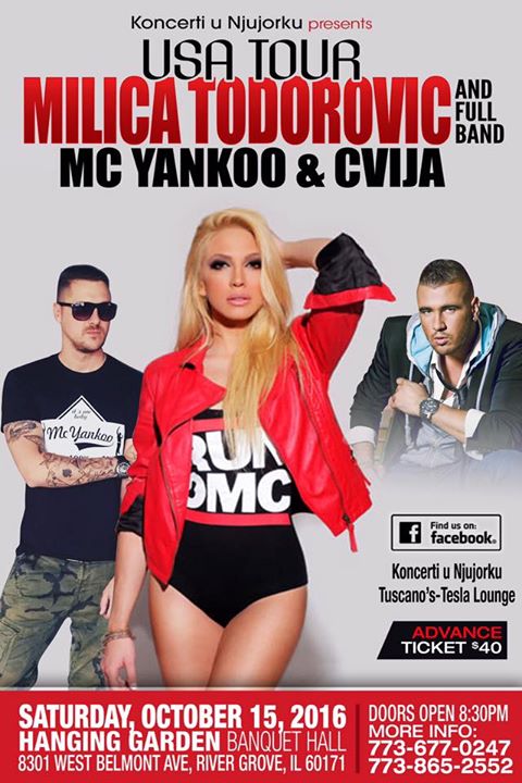 Milica Todorovic Mc Yankoo Cvija Live In Chicago At Hanging