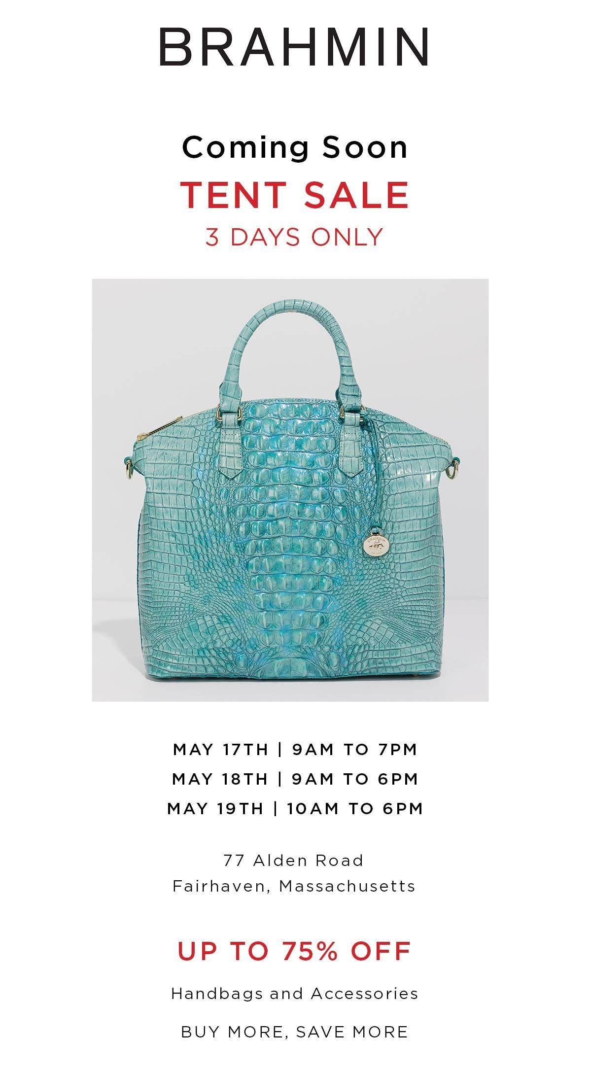 2019 brahmin tent sale