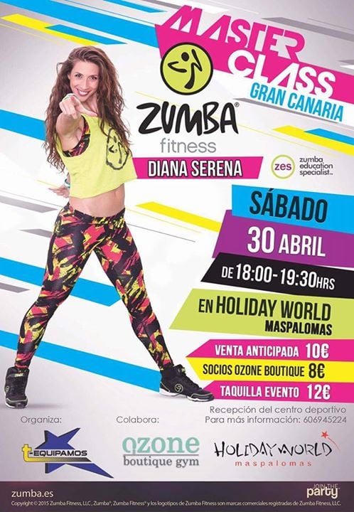Master Class De Zumba Fitness Con Zes Diana Serena 30 De Abril