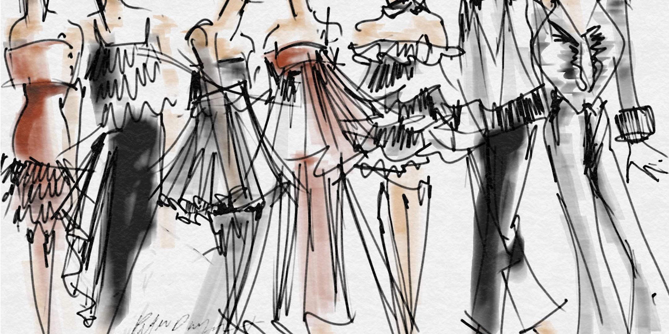 Illustration for Fashion Design  Individual Fashion 