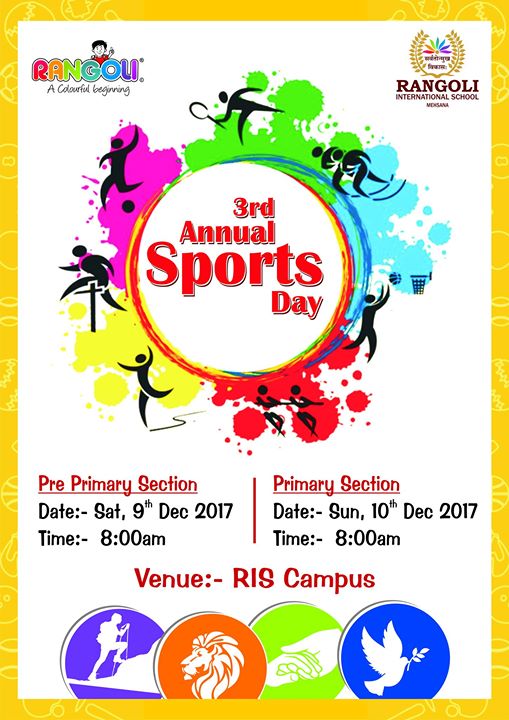 3rd Annual Sports Day At Rangoli International School Mehsana