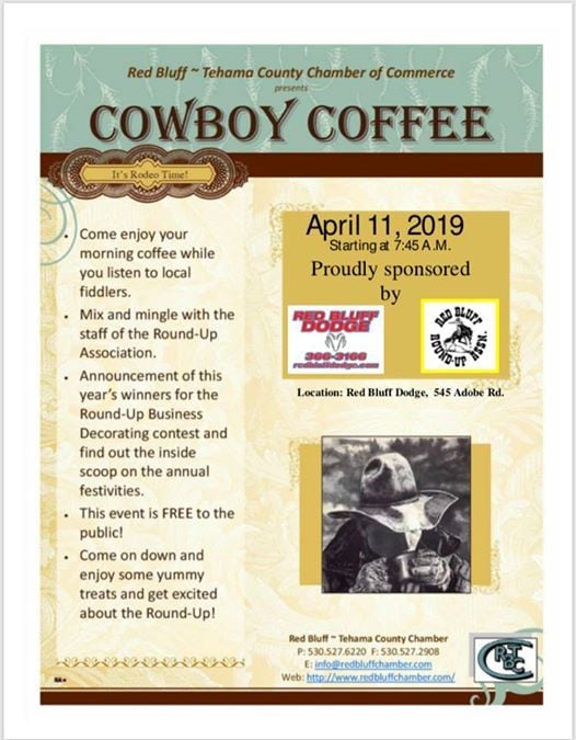 Red Bluff Dodge >> Red Bluff Round Up Cowboy Coffee Red Bluff Dodge >> Red Bluff Round Up Cowboy Coffee