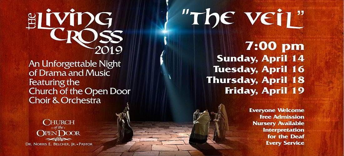 The Living Cross The Veil At Church Of The Open Door Westminster