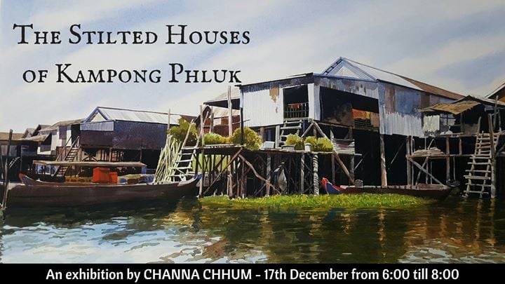 The Stilted Houses Of Kampong Phluk At The Little Red Fox Espresso