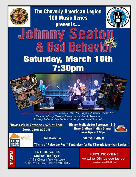 Johnny Seaton And Bad Behavior At The Cheverly American Legion