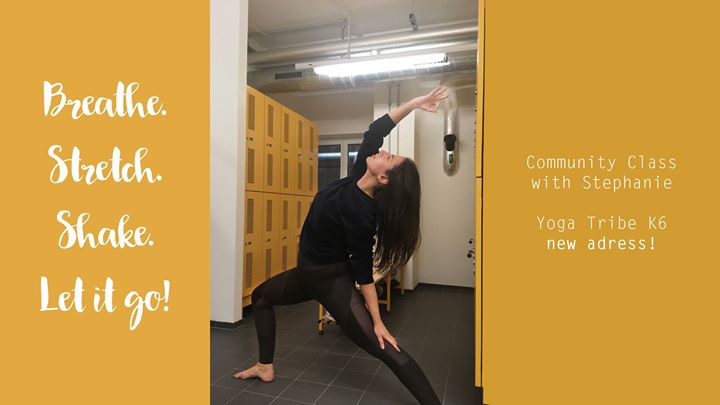 Community Class Basic Hatha Breathe Stretch Shake Let Go At Yoga Tribe Zurich Breathe, stretch, shake, let it go. all events in city