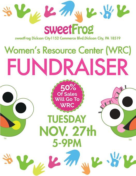 Sweetfrog Yogurt Fundraiser For Womens Resource Center At 1152