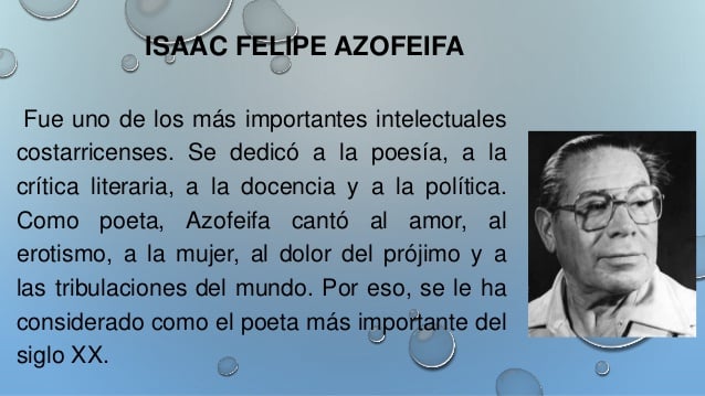 Aniversario del nacimiento de Isaac Felipe Azofeifa at La casa del ...