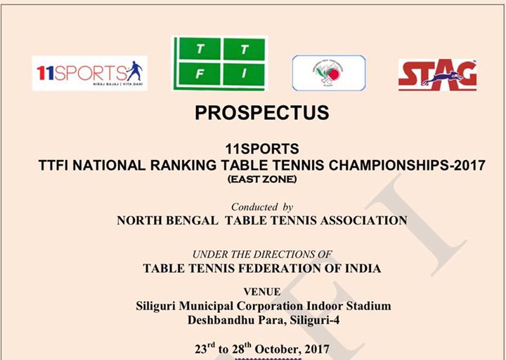 11sports National Ranking Table Tennis Championships 2017 East