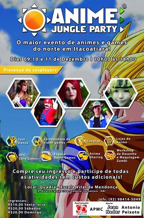 Anime Jungle Party Manaus 2019 Anime 2019