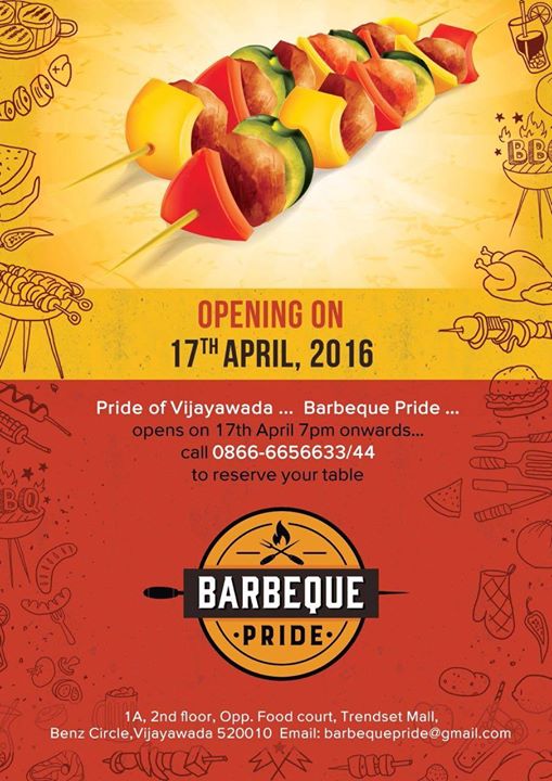 Grand Opening of Barbeque Pride Vijayawada at Barbeque Pride, Vijayawada