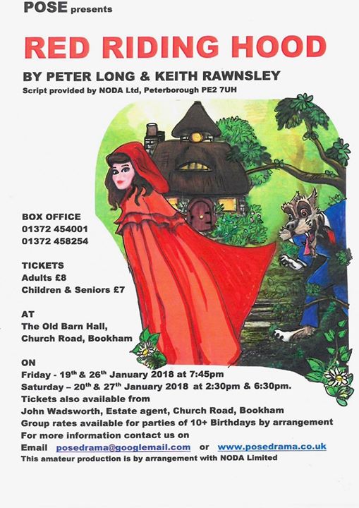 Red Riding Hood At The Old Barn Hall 55 Church Road Great