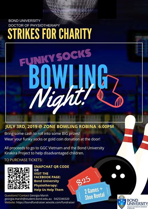 Strikes For Charity At Zone Bowling Robina Town Centre