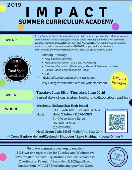 Impact Summer Academy At Zeeland East High School Zeeland