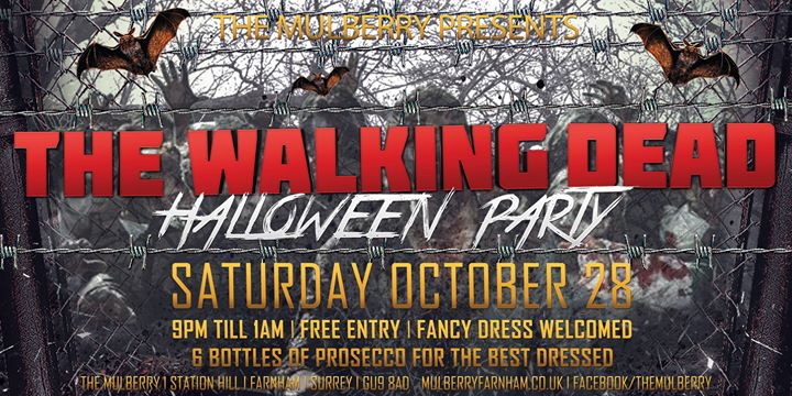 The Walking Dead Halloween Party At The Mulberry Farnham Farnham