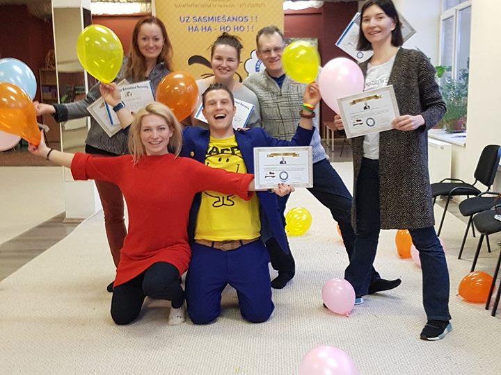 Smieklu Jogas Līderu apmācība- smiekli, prieks, laime, veselība!