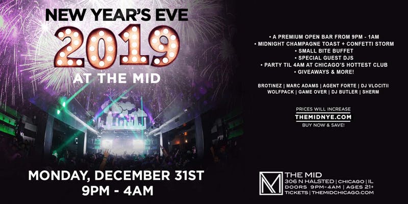 Chicago New Years Eve Party 2019