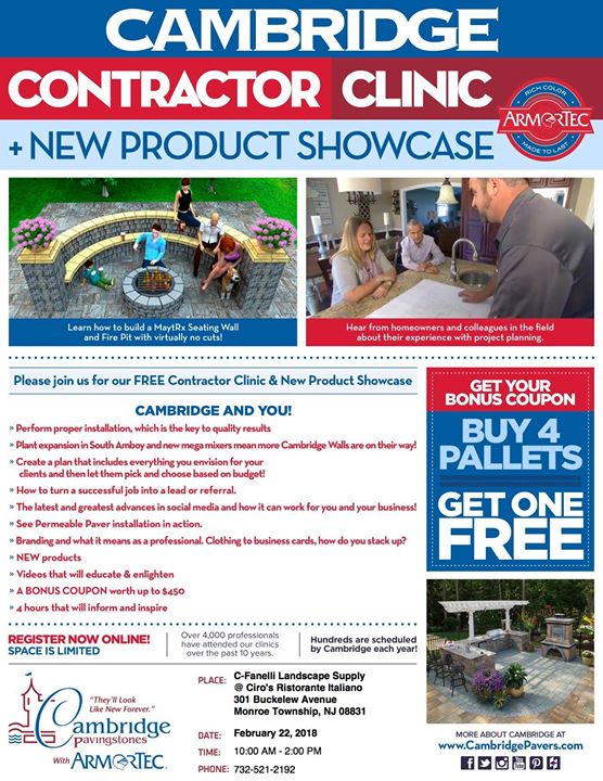 Cambridge New Showcase In Monroe Township Nj At Ciro S Cambridge New Showcase In Monroe Township Nj C Fanelli Landscape Supply