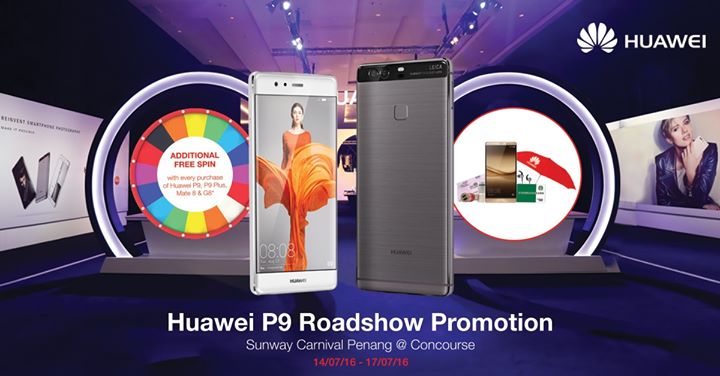 Huawei P9 Roadshow Promotion at Sunway Carnival Penang 