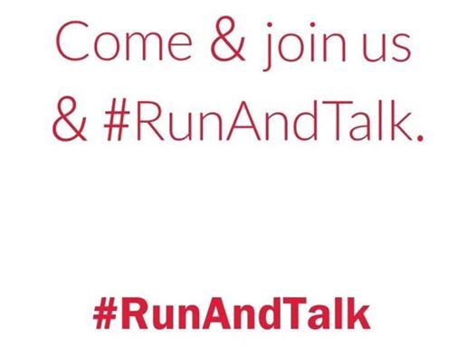 Image result for #runandtalk logo