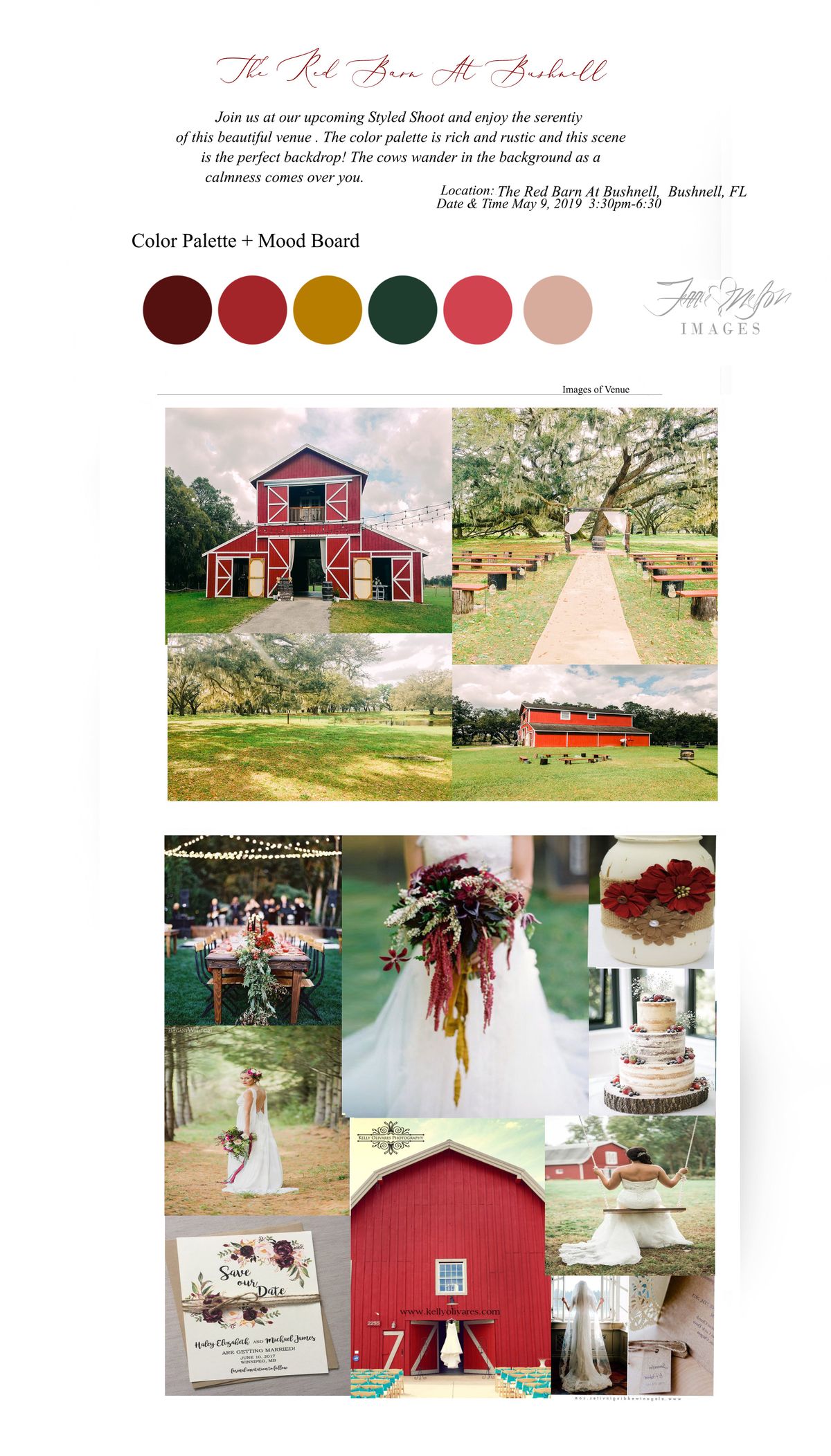 The Red Barn At Bushnell Styled Shoot Bushnell