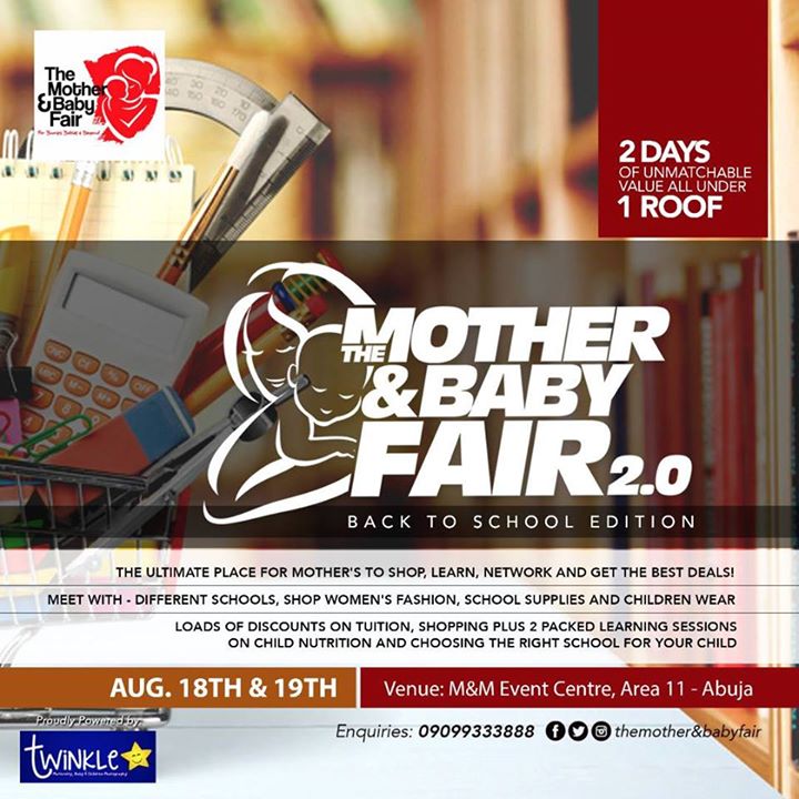 Come shop and prepare for a new school year! Mother & Baby Fair at M&M