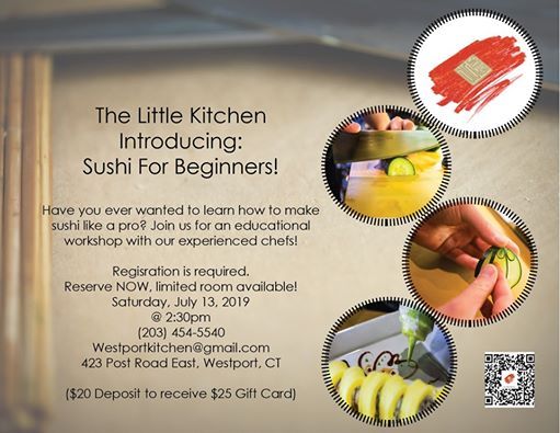 Free Sushi Class At The Little Kitchen Of Westport Westport