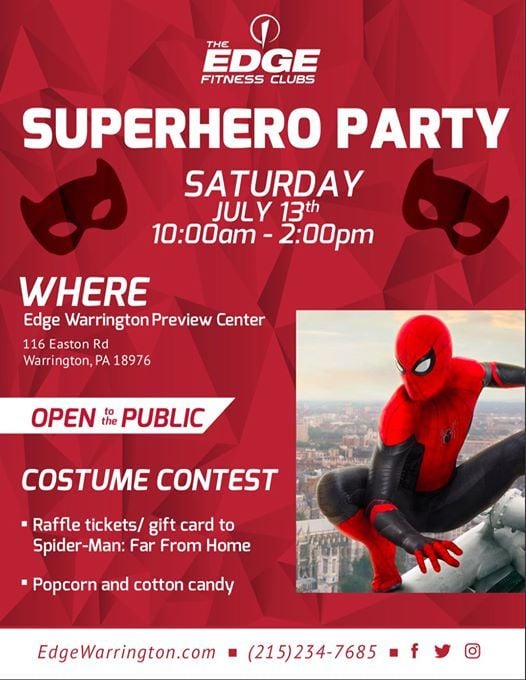 Edge Warrington Superhero Party!, The Edge Fitness Clubs Warrington