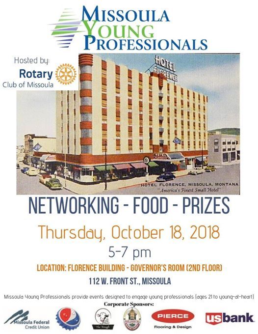 Myp October Networking Event Hosted By Rotary Club Of Missoula At