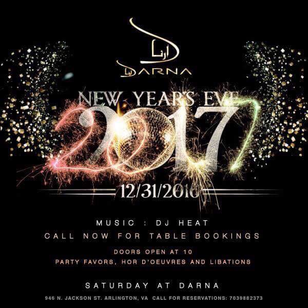 ***NEW YEARS EVE AT DARNA LOUNGE *** at Darna Restaurant and Lounge