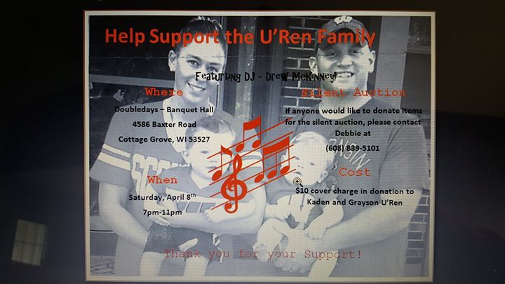 Help Support The Uren Family At Doubledays Cottage Grove