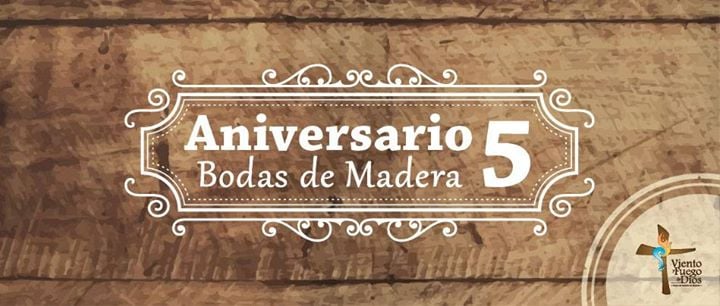 aniversario de bodas 5 anos