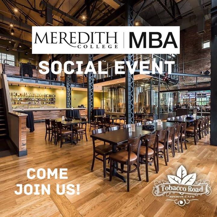 Meredith Mba Social At Tobacco Road Sports Cafe Raleigh Raleigh