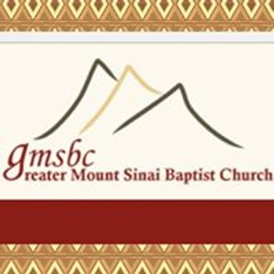Greater Mt. Sinai Baptist Church - GMSBC