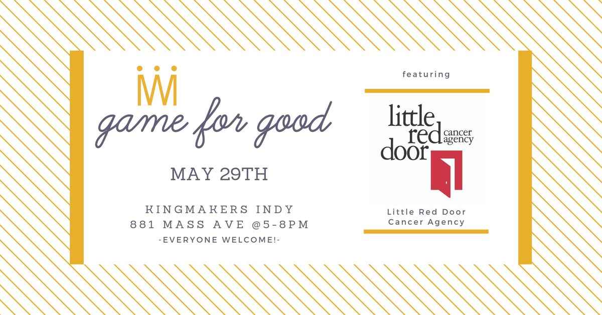 Game For Good Little Red Door Cancer Agency At 881 Massachusetts