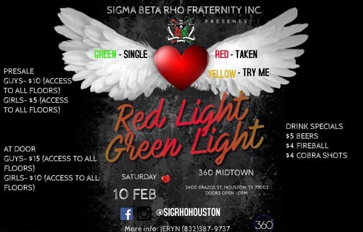 Red Light Green Light Valentine S Day Party At 360 Midtown Bar
