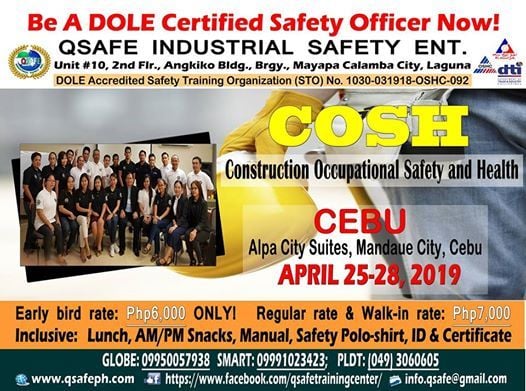 Construction Occupational Safety And Health DOLE At Alpa