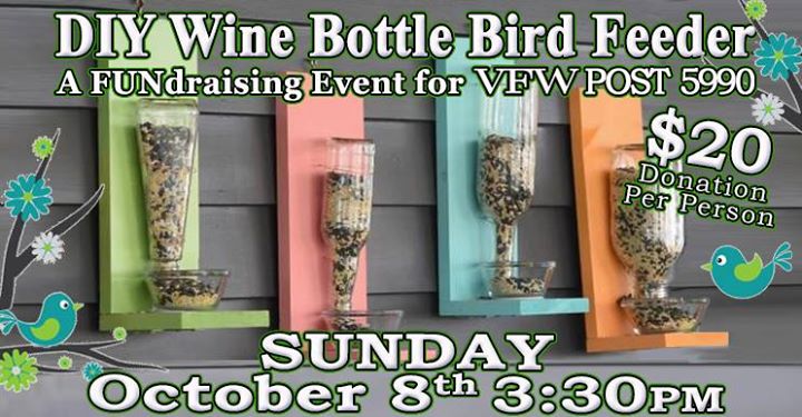 Diy Wine Bottle Bird Feeder At Vfw Post 5990 Avra Valley Marana