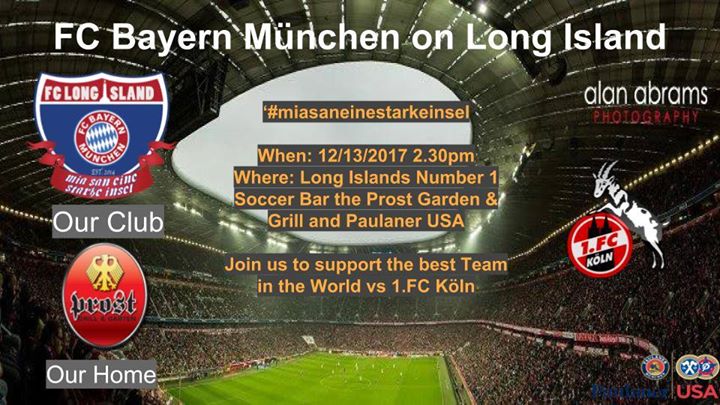 Spieltag 16 Fc Bayern Munchen Vs 1 Fc Koln At Prost Grill