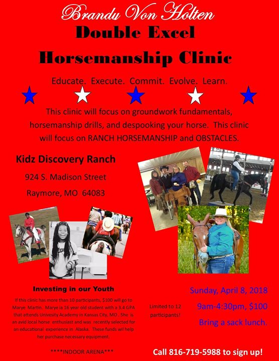 Xxl Ranch Horsemanship And Obstacle Clinic At Kidz Discovery Ranch