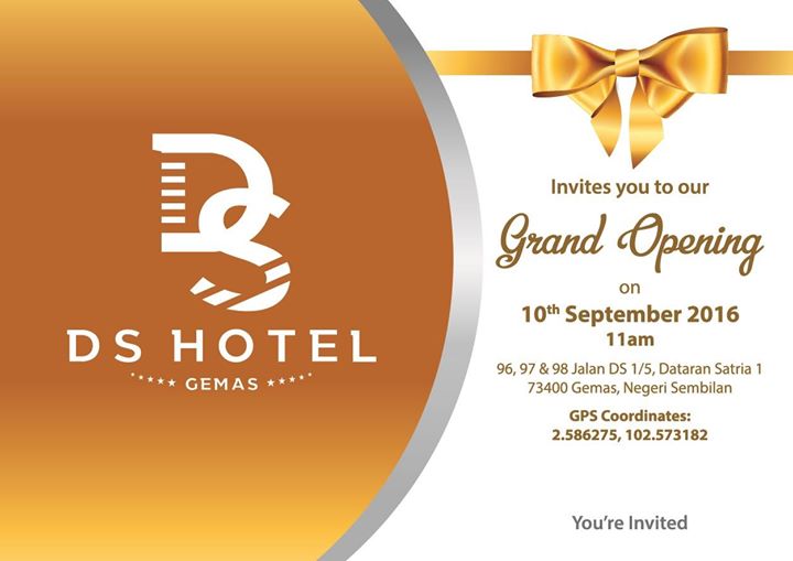 Grand Opening Ceremony at DS Hotel Gemas, Gemas