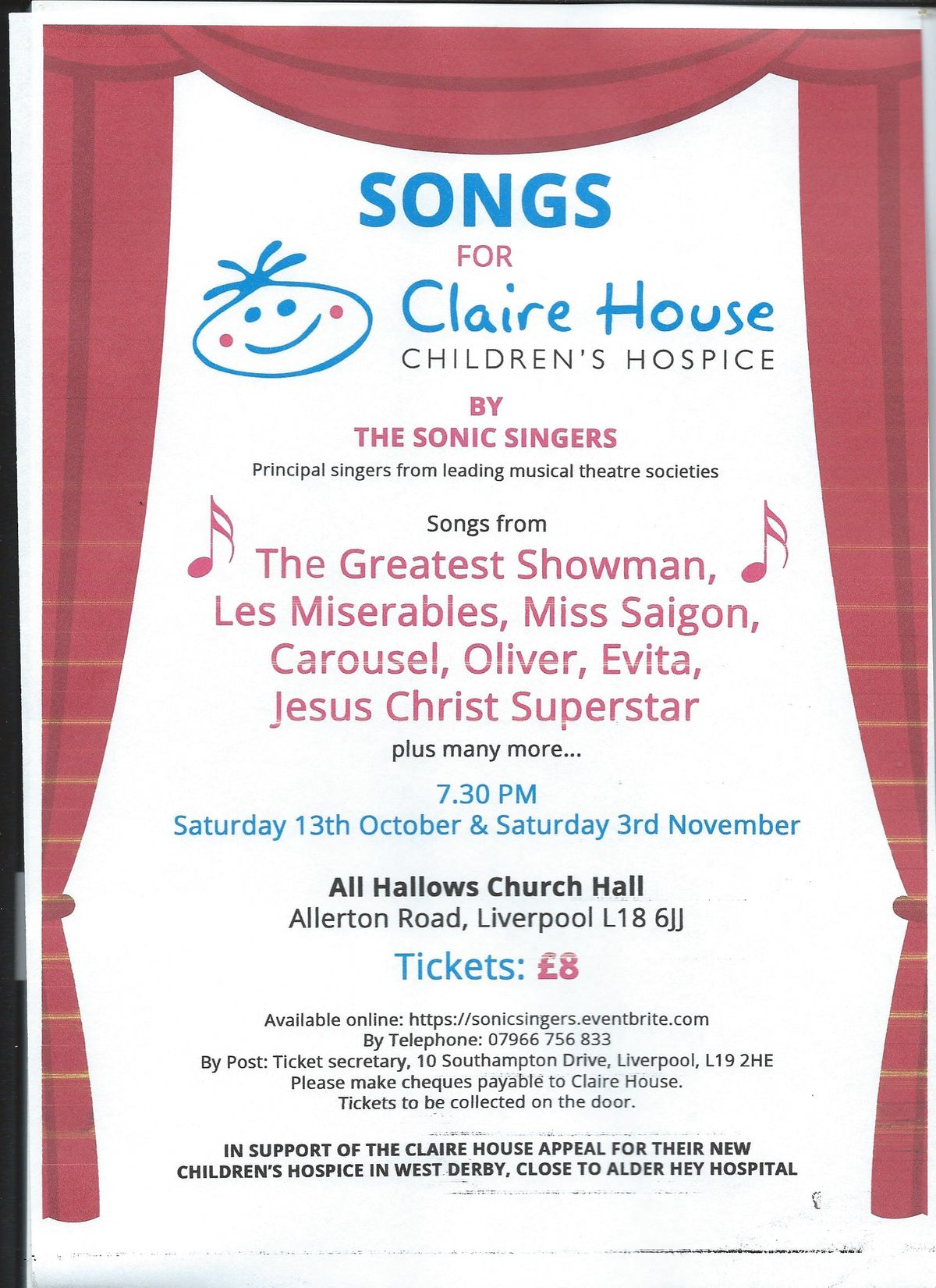 Songs For Claire House At Melrose Hall Birkenhead