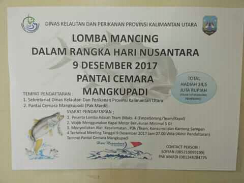 Lomba Mancing Hari Nusantara At Pantai Cemara Mangkupadi