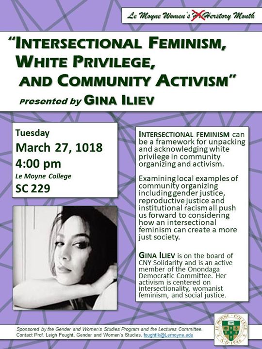 intersectional feminism white privilege and community activism at