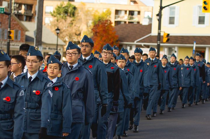 Markham Remembrance Day Parade at Markham District 