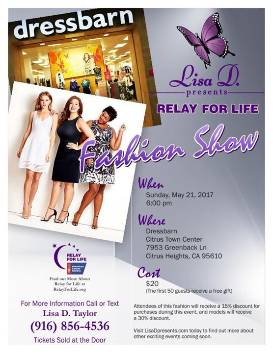 A Relay For Life Fashion Show Featuring Dress Barn At Dressbarn