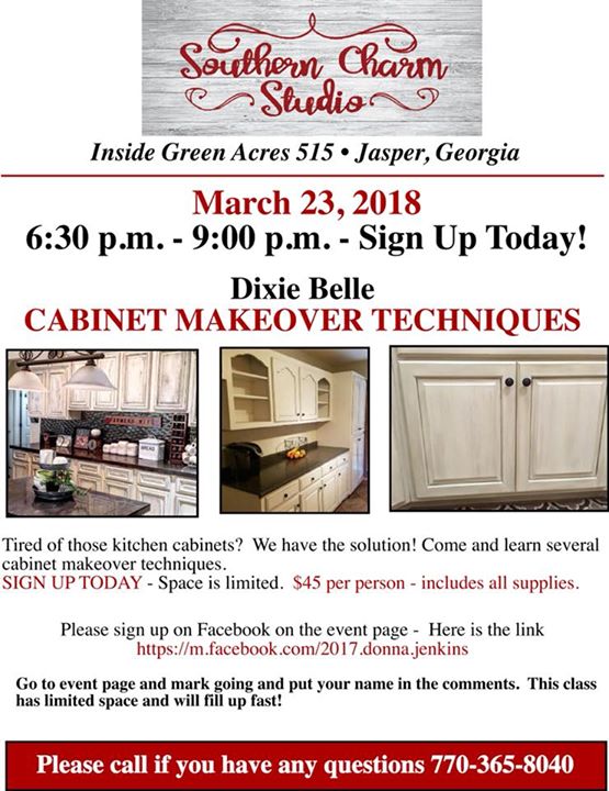 Kitchen Cabinet Makeover Paint Class At Green Acres 515 Jasper