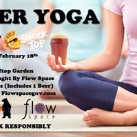 gainesville weekend events rooftop yoga beer