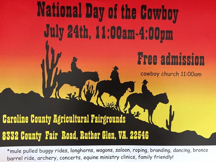 National Day of the Cowboy at Caroline County Agricultural National Day of the Cowboy at Caroline County Agricultural